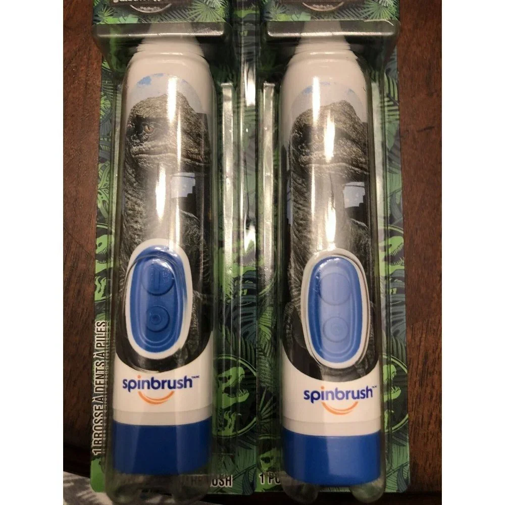 Arm & Hammer, Kids Spinbrush, Jurassic World, Soft Powered Toothbrush- Pack of 2